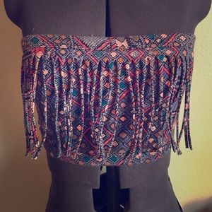 Urban outfitters Fringe bandeau